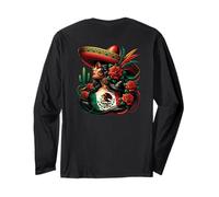Mexico Flag Mexican Hispanic Siesta Pride Viva México Women Maglia a Manica
