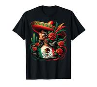 Mexico Flag Mexican Hispanic Siesta Pride Viva México Women Maglietta