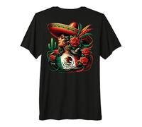 Mexico Flag Mexican Hispanic Siesta Pride Viva México Women Maglietta Premium