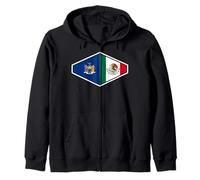 Mexico Heritage: New York Pride Felpa con Cappuccio