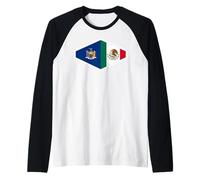 Mexico Heritage: New York Pride Maglia con Maniche Raglan