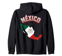México in My Veins Mexicans Heritage Tee Proud Mexican Roots Felpa con Cappuccio