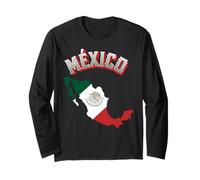 México in My Veins Mexicans Heritage Tee Proud Mexican Roots Maglia a Manica
