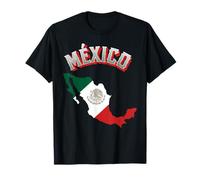 México in My Veins Mexicans Heritage Tee Proud Mexican Roots Maglietta