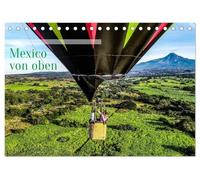 Mexico von oben (Tischkalender 2026 DIN A5 quer), CALVENDO Monatskalender: Vom Pazifik bis zur Karibik