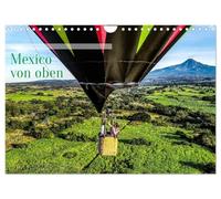 Mexico von oben (Wandkalender 2026 DIN A4 quer), CALVENDO Monatskalender: Vom Pazifik bis zur Karibik