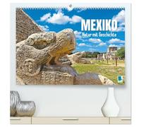 Mexiko: Natur mit Geschichte (hochwertiger Premium Wandkalender 2026 DIN A2 quer), Kunstdruck in Hochglanz: Monumente der Maya und Naturerlebnisse wie die Wasserfälle Agua Azul, das alles ist Mexiko