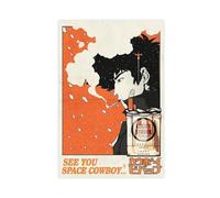 MExmeb Poster su tela a tema anime Cowboy Bebop 2, decorazione per camera da letto, ufficio, camera da letto, regalo, senza cornice, 30 x 45 cm