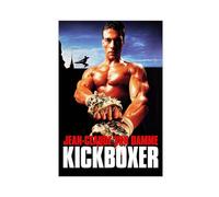 MExmeb Poster su tela con stampa di Jean-Claude Van Damme Kickboxer, decorazione artistica da parete per soggiorno, camera da letto, senza cornice, 30 x 45 cm