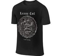 MEXMOB Lacuna Coil Anima Men's T-Shirt Graphic Printed Black Tee M