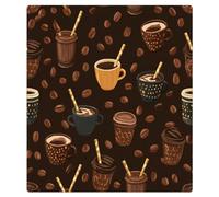 Mexpekil Adesivo decorativo per lavastoviglie per tazze da caffè e caffè, 53 x 66 cm, adesivo decorativo per lavastoviglie per porta d'ingresso, impermeabile, pannello magnetico per elettrodomestici