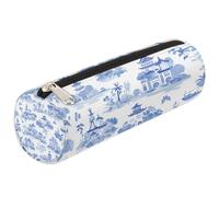 Mexpekil Architettura antica astuccio per matite forniture scolastiche borsa per ragazze ragazzi adolescenti, donne trucco pennello borsa