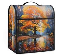 Mexpekil Art Fall Tree Stand Mixer Cover 5-8 Quart Kitchen Appliance Dust Covers con manico superiore e tasche Universale Accessori di protezione per elettrodomestici da cucina