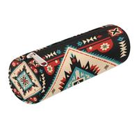 Mexpekil Astuccio con totem rosso e verde, per la scuola, per ragazze, ragazzi, adolescenti, donne, trousse per pennelli da trucco