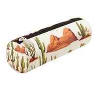 Mexpekil Astuccio per matite a forma di cactus roccia, per ragazze, ragazzi, adolescenti, donne, astuccio per pennelli da trucco