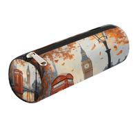 Mexpekil Astuccio per matite con cabina telefonica del Big Ben di Londra, per ragazze e ragazzi, astuccio per cancelleria, piccolo astuccio per la scuola, per studenti e ufficio