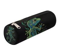 Mexpekil Astuccio per matite con geco animale, per ragazze e ragazzi, astuccio per cancelleria, piccolo astuccio per la scuola, per studenti e ufficio