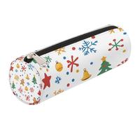 Mexpekil Astuccio per matite con omino di pan di zenzero, articoli per la scuola, astuccio per ragazze, ragazzi, adolescenti, donne