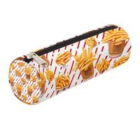 Mexpekil Astuccio per matite con patatine fritte per la scuola, borsa per ragazze, ragazzi, adolescenti, donne, trousse per pennelli da trucco