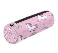 Mexpekil Astuccio per matite con pony arcobaleno, per ragazze, ragazzi, adolescenti, donne