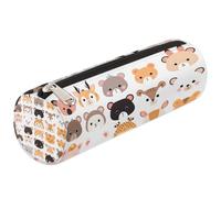 Mexpekil Astuccio per matite con ritratti di crepe, per la scuola, per ragazze, ragazzi, adolescenti, donne