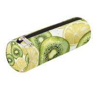 Mexpekil Astuccio per matite con stampa di kiwi e limoni, per la scuola, per ragazze, ragazzi, adolescenti, donne