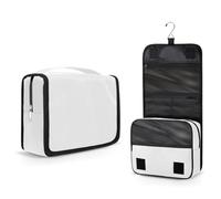 Mexpekil Beauty case da appendere per donne, uomini, bambini, palline da golf, putter, club, viaggi, borsa per trucchi impermeabile, grande organizer portatile con gancio e 4 scomparti
