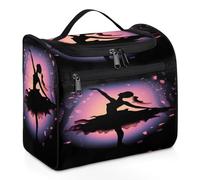 Mexpekil Beauty case da viaggio da appendere con 11 scomparti, beauty in the Forest borsa per cosmetici impermeabile organizer da viaggio per accessori shampoo contenitore da toilette full-size,