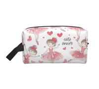 Mexpekil Beauty case da viaggio per donne e uomini, borsa impermeabile di grande capacità per trucchi e cosmetici, borsa organizer portatile, Ragazza che balla., One Size