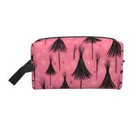 Mexpekil Beauty case da viaggio per donne e uomini, borsa impermeabile di grande capacità per trucchi e cosmetici, borsa organizer portatile, Scope delle streghe, One Size