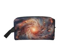 Mexpekil Beauty case da viaggio per donne e uomini, borsa impermeabile di grande capacità per trucchi e cosmetici, borsa organizer portatile, Galaxy Space, One Size