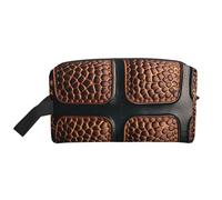Mexpekil Beauty case da viaggio per donne e uomini, borsa impermeabile di grande capacità per trucchi e cosmetici, borsa organizer portatile, Superficie del basket, One Size