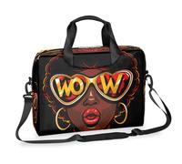 Mexpekil Bella Cool American African Women Laptop Case Bag Sleeve 13-16 pollici Messenger Computer Bag Cartella per Donne Uomini Laptop