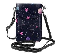 Mexpekil Borsa a tracolla in pelle per le donne a tracolla custodia per telefono impermeabile borsa portafoglio piccole borse da donna, Costellazioni di stelle, Taglia unica