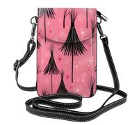 Mexpekil Borsa a tracolla in pelle per le donne a tracolla custodia per telefono impermeabile borsa portafoglio piccole borse da donna, Scope delle streghe, Taglia unica
