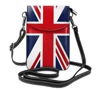 Mexpekil Borsa a tracolla in pelle per le donne a tracolla custodia per telefono impermeabile borsa portafoglio piccole borse da donna, Union Jack Regno Unito, Taglia unica