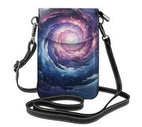 Mexpekil Borsa a tracolla in pelle per le donne a tracolla custodia per telefono impermeabile borsa portafoglio piccole borse da donna, Galassia dello spazio, Taglia unica