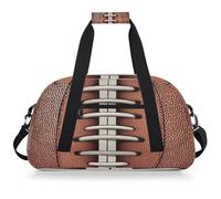 Mexpekil Borsa da palestra da viaggio vintage da calcio americano per ragazze e ragazzi borse da viaggio per il fine settimana borsa impermeabile per sport danza scuola pratica