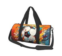 Mexpekil Borsa da palestra pieghevole Carry On Travel Duffle Bags Impermeabile Donna Uomo Bagaglio a Mano Borsa Grande Weekend Pernottamento Borse per Sport Danza, Calcio colorato Splash, Taglia unica