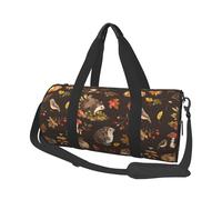 Mexpekil Borsa da palestra pieghevole Carry On Travel Duffle Bags Impermeabile Donna Uomo Bagaglio a Mano Borsa Grande Weekend Pernottamento Borse per Sport Danza, Foglia di zucca riccio, Taglia unica