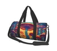 Mexpekil Borsa da palestra pieghevole Carry On Travel Duffle Bags Impermeabile Donna Uomo Bagaglio a Mano Borsa Grande Weekend Pernottamento Borse per Sport Danza, Magia della foresta dei funghi,