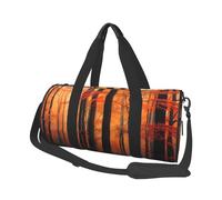 Mexpekil Borsa da palestra pieghevole Carry On Travel Duffle Bags Impermeabile Donna Uomo Bagaglio a Mano Borsa Grande Weekend Pernottamento Borse per Sport Danza, Foresta d'autunno, Taglia unica