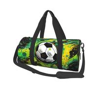 Mexpekil Borsa da palestra pieghevole Carry On Travel Duffle Bags Impermeabile Donna Uomo Bagaglio a Mano Borsa Grande Weekend Pernottamento Borse per Sport Danza, Magia del calcio sportivo, Taglia