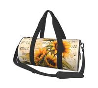 Mexpekil Borsa da palestra pieghevole da viaggio borsa da viaggio bagaglio a mano impermeabile borse da ballo sportive borse da fine settimana borsa da notte, Girasole Canzone, Taglia unica