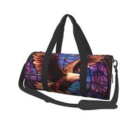 Mexpekil Borsa da palestra pieghevole da viaggio borsa da viaggio bagaglio a mano impermeabile borse da ballo sportive borse da fine settimana borsa da notte, Arte dell'Aquila Boem, Taglia unica