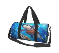 Mexpekil Borsa da palestra pieghevole da viaggio borsa da viaggio bagaglio a mano impermeabile borse da ballo sportive borse da fine settimana borsa da notte, Baby Turtle Sea, Taglia unica