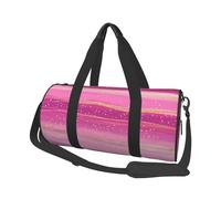 Mexpekil Borsa da palestra pieghevole da viaggio borsa da viaggio bagaglio a mano impermeabile borse da ballo sportive borse da fine settimana borsa da notte, Glitter rosa viola, Taglia unica