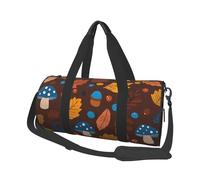 Mexpekil Borsa da palestra pieghevole da viaggio borsa da viaggio bagaglio a mano impermeabile borse da ballo sportive borse da fine settimana borsa da notte, Foglie d'autunno Fungo, Taglia unica