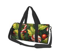 Mexpekil Borsa da palestra pieghevole da viaggio borsa da viaggio bagaglio a mano impermeabile borse da ballo sportive borse da fine settimana borsa da notte, Caramelle di foglie, Taglia unica