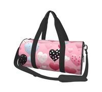 Mexpekil Borsa da palestra pieghevole da viaggio borsa da viaggio bagaglio a mano impermeabile borse da ballo sportive borse da fine settimana borsa da notte, Amo San Valentino, Taglia unica